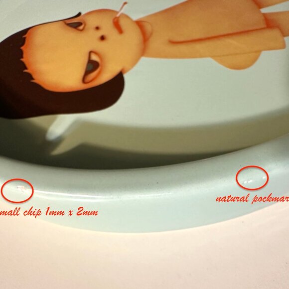 Original 2002 Yoshitomo Nara "Too Young To Die" Ceramic Art Object — GUC - Picture 5 of 6